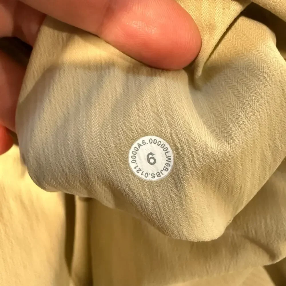 Lululemon Women's Beyond the Studio Crop Pants Trench Tan‎ 6 Swift Athleisure